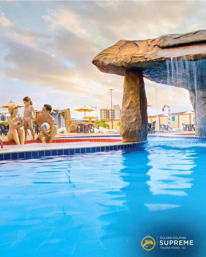 Apartamento Golden Dolphin Grande Hotel - Achei Férias Caldas Novas Exterior foto