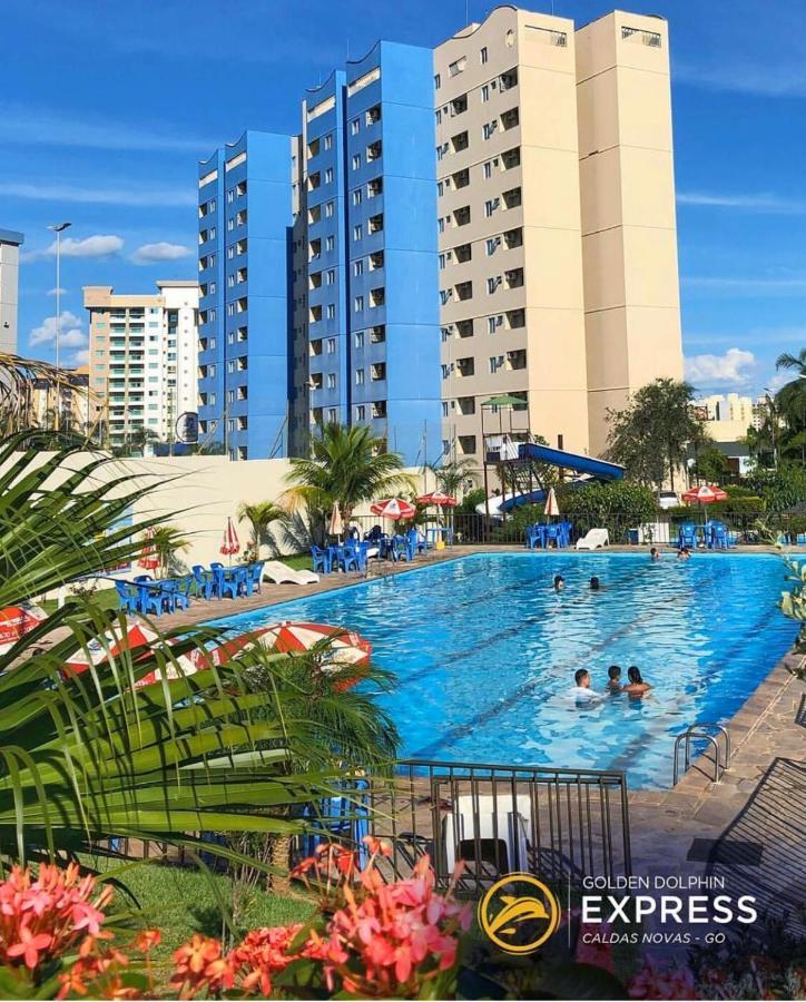 Apartamento Golden Dolphin Grande Hotel - Achei Férias Caldas Novas Exterior foto